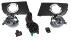 KIT FAROL AUXILIAR AMAROK 2010 A 2014 COM MOLDURA LD/LE