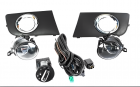 KIT FAROL AUXILIAR AMAROK 2010/2014 C/MOLDURA BOTAO REDONDO 