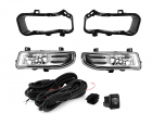 KIT FAROL AUXILIAR NISSAN KICKS 2017 A 2021 COM MOLDURA 