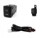 KIT FAROL AUXILIAR NISSAN KICKS 2017 A 2021 COM MOLDURA 