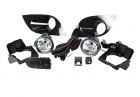 KIT FAROL AUXILIAR PALIO G5 2012 A 2018 COM MOLDURA LD/LE