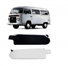 QUEBRA SOL VW KOMBI CLIPPER 1976 ATÉ 2013 PRETO/BRANCO LD