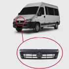 GRADE RADIADOR COM FRISO PRETO DUCATO 2004 A 2011