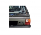 EMBLEMA FAIXA LATERAL FIAT UNO 1990 A 1993 1.6R PRATA