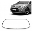 MOLDURA TELA CROMADA CENTRAL PARACHOQUE CITROEN C3 2013/2018