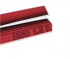 EMBLEMA FAIXA LATERAL FIAT UNO 1984 ATÉ 1989 1.5R VERMELHO