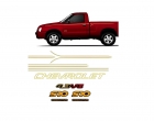 EMBLEMA FAIXA LATERAL S10 2001 A 2002 EXECUTIVE CAB.SIMPLES