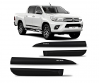 APLIQUE FRISO LATERAL HILUX 16/ CAB.DUPLA PERSONALIZADO ORIG