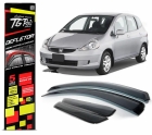 CALHA DEFLETORA CHUVA - HONDA FIT - 2004 A 2008 - 4 PORTAS