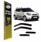 CALHA CHUVA KIA SOUL 2009 A 2015 - 4 PORTAS - ECOFLEX