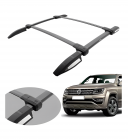 LONGARINA TETO AMAROK ALUMINIO POLIDO ELITE (NAO FURA TETO)