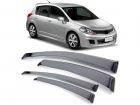 CALHA CHUVA NISSAN TIIDA HATCH - 2008 A 2013 - 4 PORTAS