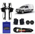 KIT VIDRO ELETRICO UNO NOVO/FIORINO 10/18 - 2 PORTAS AMBAR