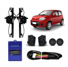 KIT VIDRO ELETRICO UNO NOVO/FIORINO 10/18 - 2 PORTAS AMBAR