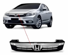 GRADE PRETO FOSCO COM FRISO CROMADO HONDA CIVIC 2012 A 2014