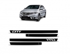 APLIQUE FRISO LATERAL HONDA CITY 2010 ATÉ 2015 4 PTS PERS.
