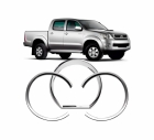 APLIQUE CROMADO RELOGIO PAINEL HILUX 2005 A 2011