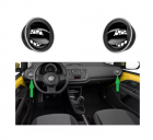 DIFUSOR AR PAINEL VW UP PRETO BORDA BRANCA 