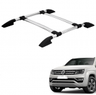 RACK DE TETO BAGAGEIRO AMAROK 2015 A 2020 PRATA ELEGANCE