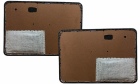 REVESTIMENTO FORRO PORTA FUSCA ATE 1977 Com Bolsa (Par)
