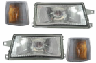 Par Farol Vidro + Piscas Uno Fiorino Premio 91 92 93 A 2003