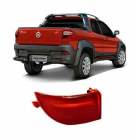 Lente Refletor P/Choque Traseiro Strada 2014 2020 L/Direito