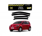DEFLETOR CALHA CHUVA VW UP 2014 A 2019 4 PORTAS (ECOFLEX)