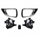 KIT FAROL AUXILIAR FRONTIER MOLDURA CROMADA 2018 ATE 2021