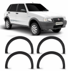 Acabamento Alargador Paralama Fiat Uno Way 04/09 Preto 