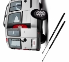 AMORTECEDOR PORTAS MALAS FIAT DOBLO 2001 ATE 2009 UNITARIO