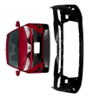 PARACHOQUE DIANTEIRO TOYOTA YARIS 2018 ATE 2021 PRETO LISO