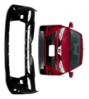 PARACHOQUE DIANTEIRO TOYOTA YARIS 2018 ATE 2021 PRETO LISO
