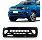 PARACHOQUE DIANTEIRO AMAROK COM GRADE 2017 A 2021 PRETO LISO