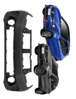 PARACHOQUE DIANTEIRO ARGO TREKKING HTG 2017A2021 PRETO LISO