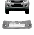 PARACHOQUE DIANTEIRO HILUX 4WD 12 A 15 SEM FURO MILHA PRIMER