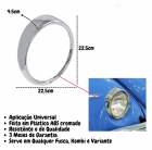 Par Aro Farol Cromado 1 Furo Fusca Kombi Variante