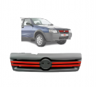 GRADE RADIADOR UNO/FIORINO 2009/2010 COM FRISO VERMELHO 
