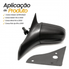 RETROVISOR EXTERNO CORSA 1994 ATE 2002 COM CONTROLE ESQUERDO 