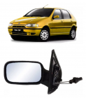 RETROVISOR PALIO 4 PORTAS 1996 A 2000 COM CONTROLE ESQUERDO