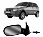 RETROVISOR UNO FIRE 2 PORTAS 2006/2010 COM CONTROLE ESQUERDO