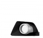 GRADE FAROL DE MILHA ECOSPORT 13/17 LADO ESQUERDO COPO CINZA
