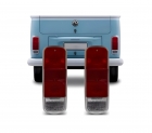 LANTERNA TRASEIRA KOMBI 1976 A 2014 RUBI/CRISTAL S/SOQUETE