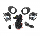 KIT FAROL AUXILIAR KA COM MOLDURA PRETA 2015 ATE 2018