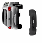 PARACHOQUE TRASEIRO VW GOL G6 2013 A 2015 C SENSOR PRETO LISO