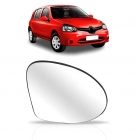 REFIL RETROVISOR C/BASE CLIO DIREITO METALIZADO 2013 A 2016