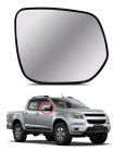 REFIL RETROVISOR C/BASE S10 DIREITO METALIZADO 2012 ATE 2018