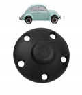 CALOTA RODA KOMBI/FUSCA 5 FUROS PRETA 1969 ATE 1981