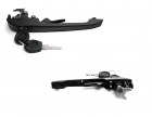 MACANETA EXTERNA GOL/VOY/PAR 80/86 FRISO PRETO C/CHAVE LD