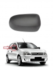 CAPA RETROVISOR CORSA LADO DIREITO 2003 ATE 2011 PRETA