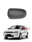 CAPA RETROVISOR CORSA LADO ESQUERDO 2003 ATE 2011 PRETA